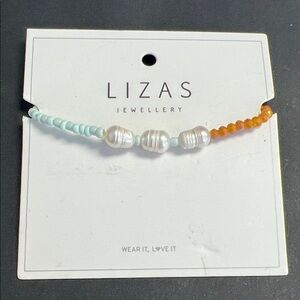 Lizas Beaded Bracelet with Pearls